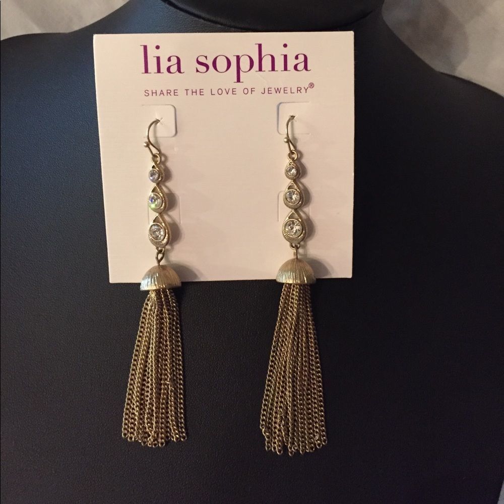 New Lia Sophia earrings